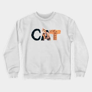 cats cat lover Crewneck Sweatshirt